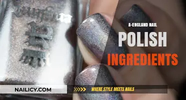 Unveiling a-england Nail Polish Ingredients: A Comprehensive Guide