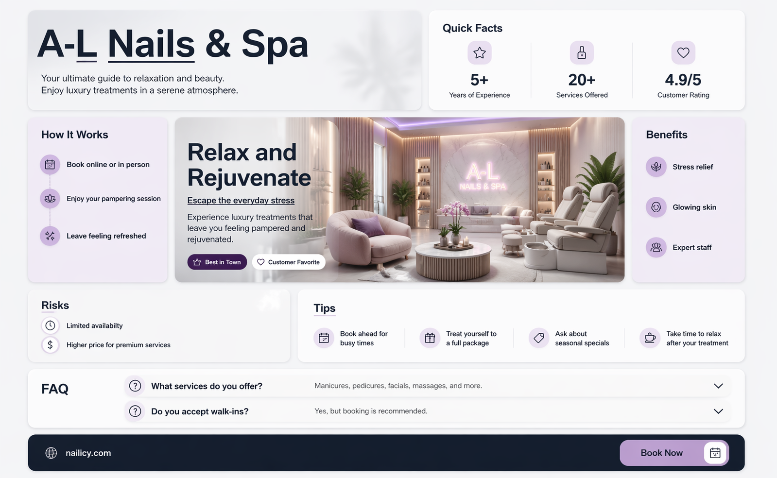 a-l nails and spa