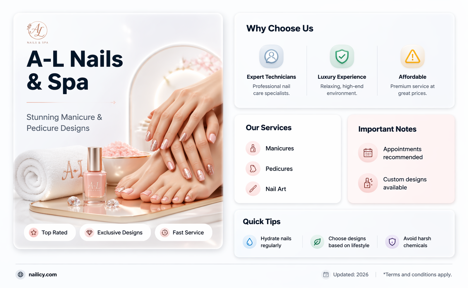 a-l nails & spa photos