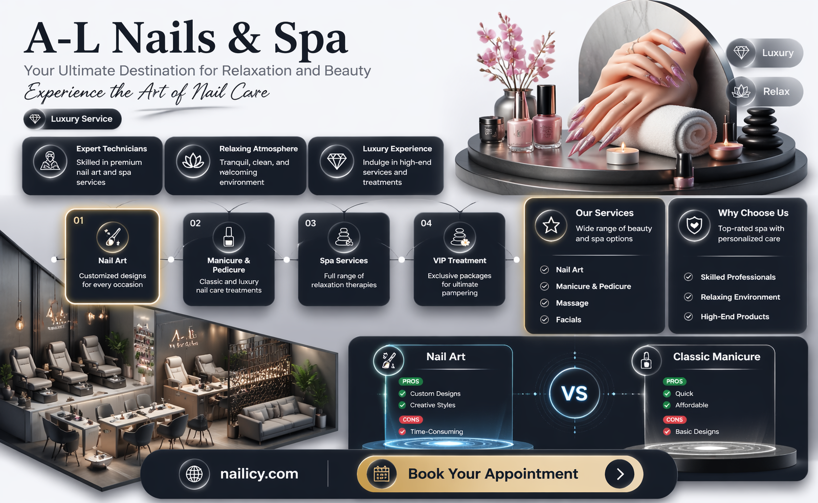 a-l nails & spa