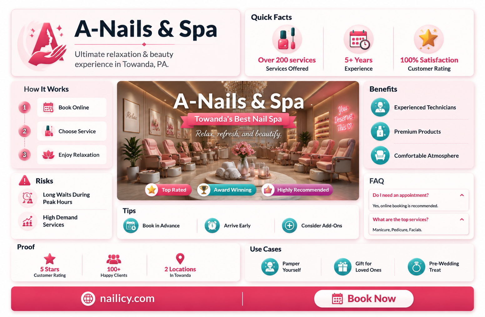 a-nails & spa towanda pa