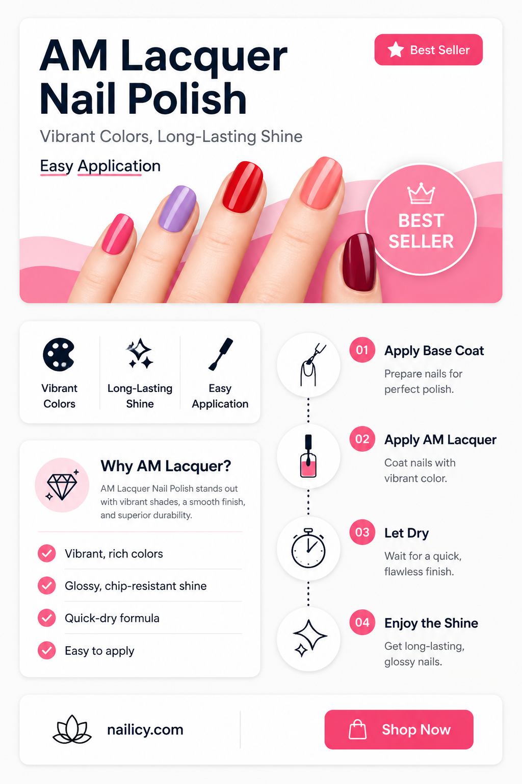 am lacquer nail lacquer
