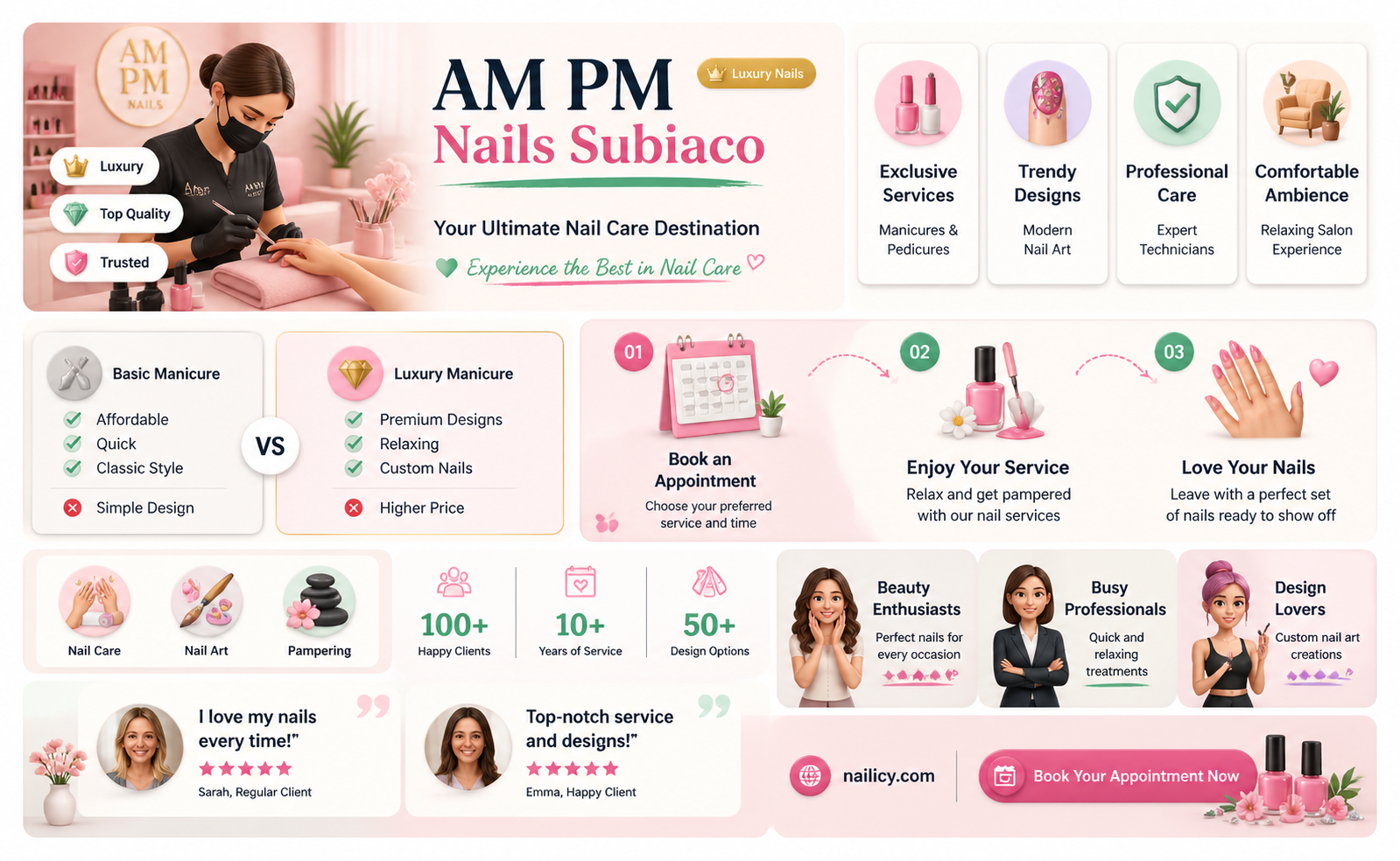am pm nails subiaco