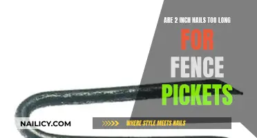 Choosing the Right Nail Length for Fence Pickets