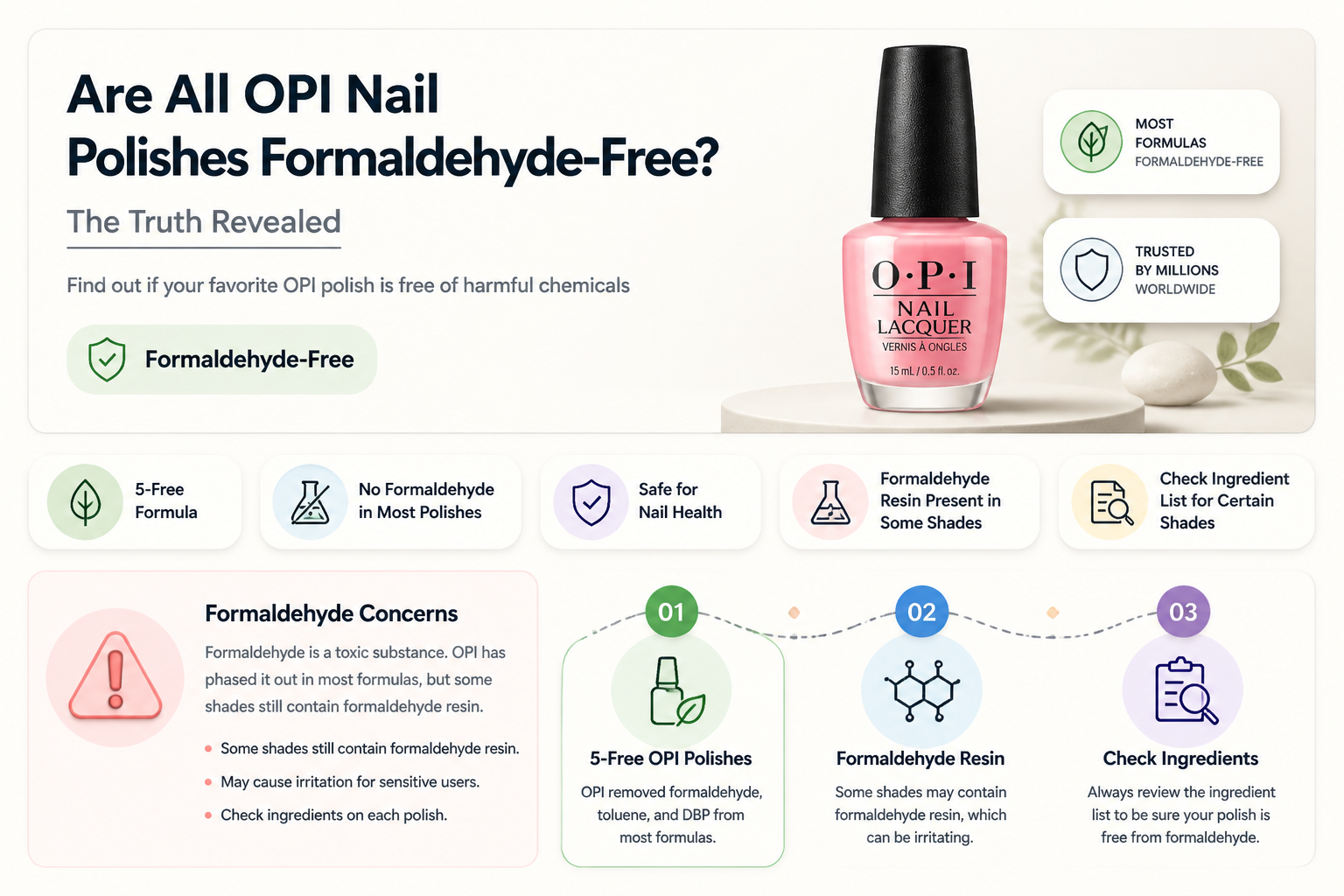 are all opi nail polishes formaldehyde free