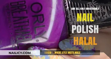 Is Orly Breathable Nail Polish Halal? A Comprehensive Guide