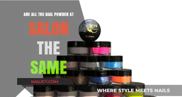 Are All Nail Powders at Salons the Same? Unveiling the Differences