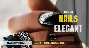 Are Black Nails Elegant? Unveiling the Timeless Sophistication of Dark Manicures