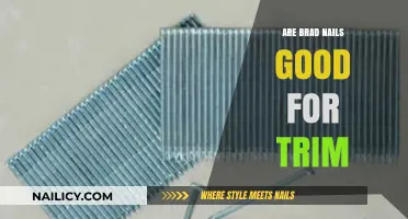 Brad Nails: The Best Choice for Trim Work?