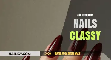 Burgundy Nails: Timeless Elegance or Bold Statement? Classy Nail Trends