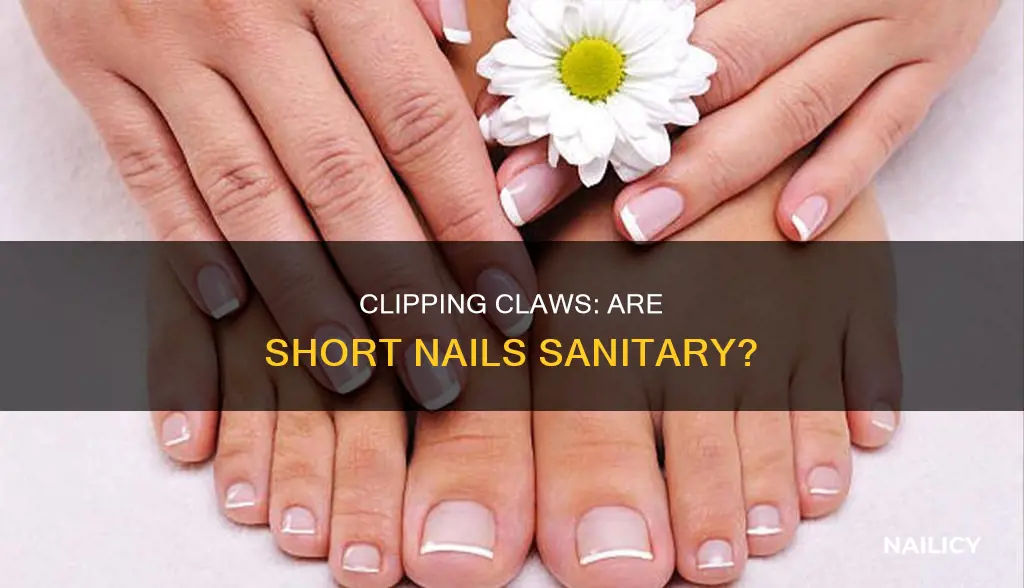 are clipped finger nails sanitary