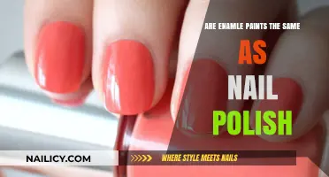 Enamel Paints vs. Nail Polish: Unraveling the Differences and Similarities