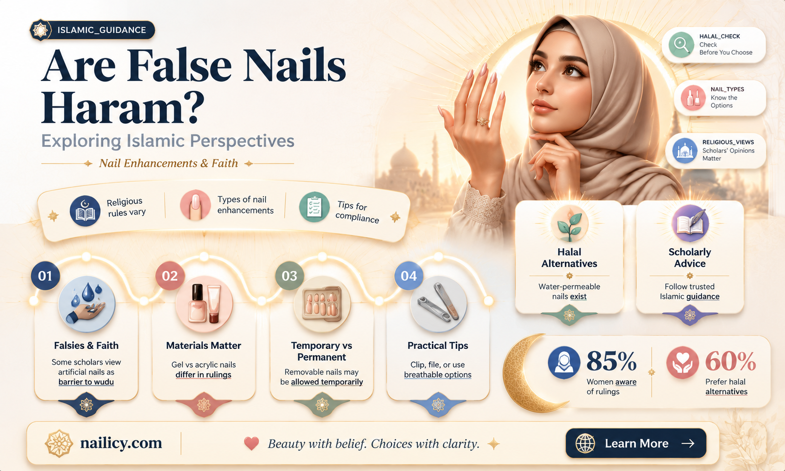 are false nails haram