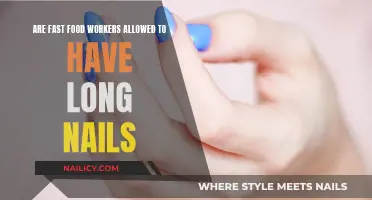 Fast Food Workers' Nails: What's Allowed and What's Not?