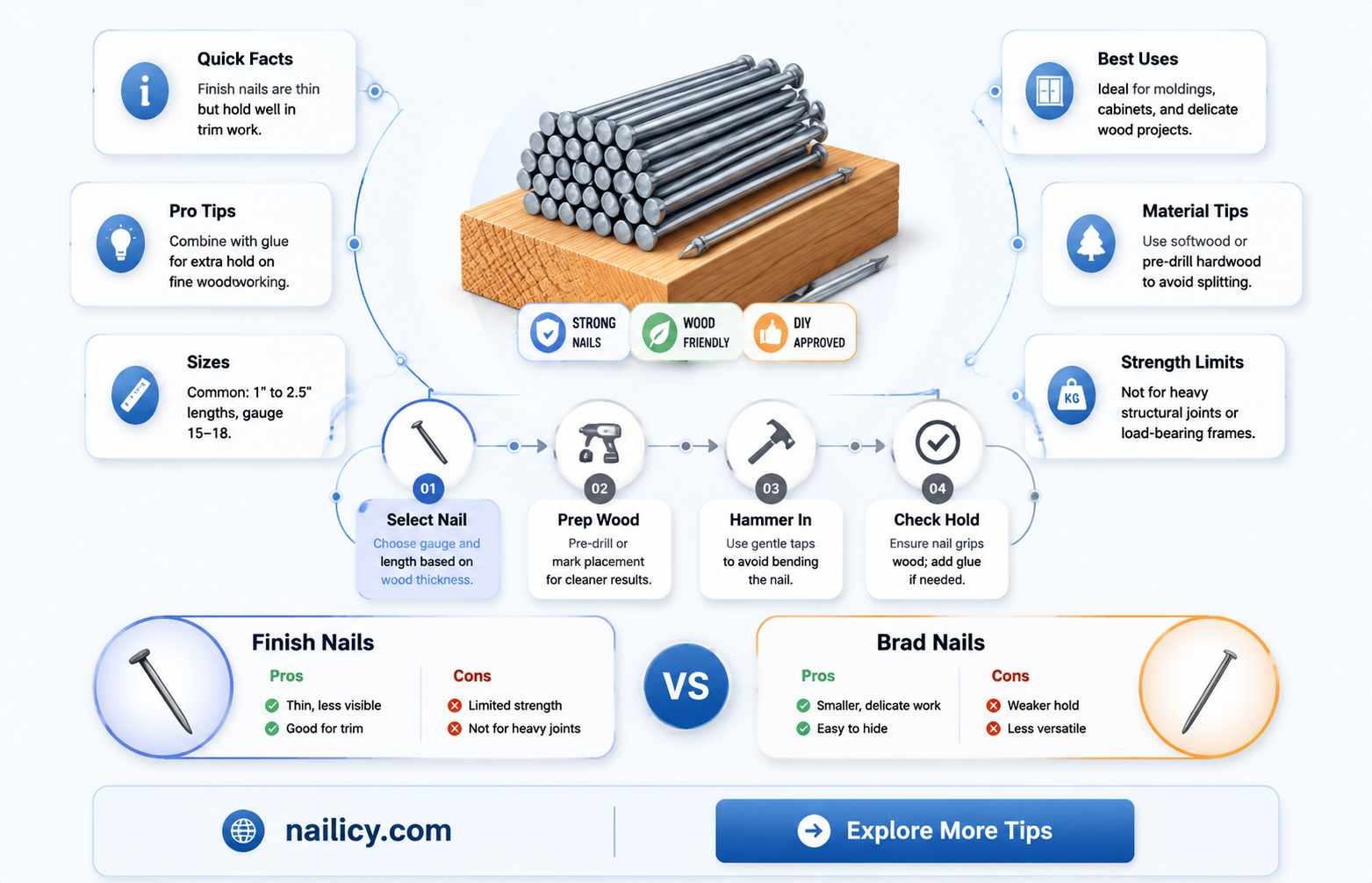 are finish nails strong enough