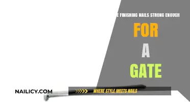 Are Finishing Nails Strong Enough for a Gate? Expert Insights