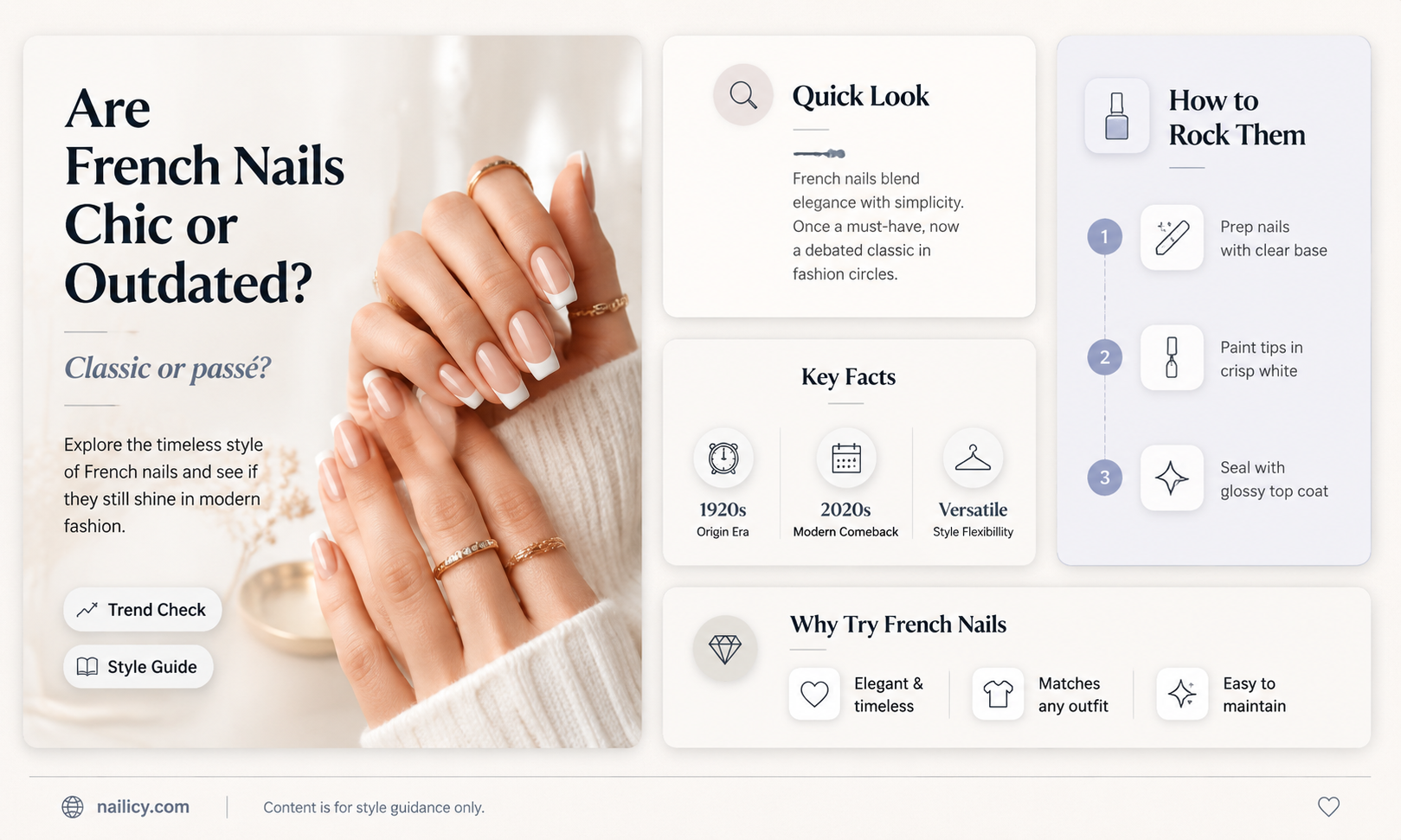 are french nails outdated