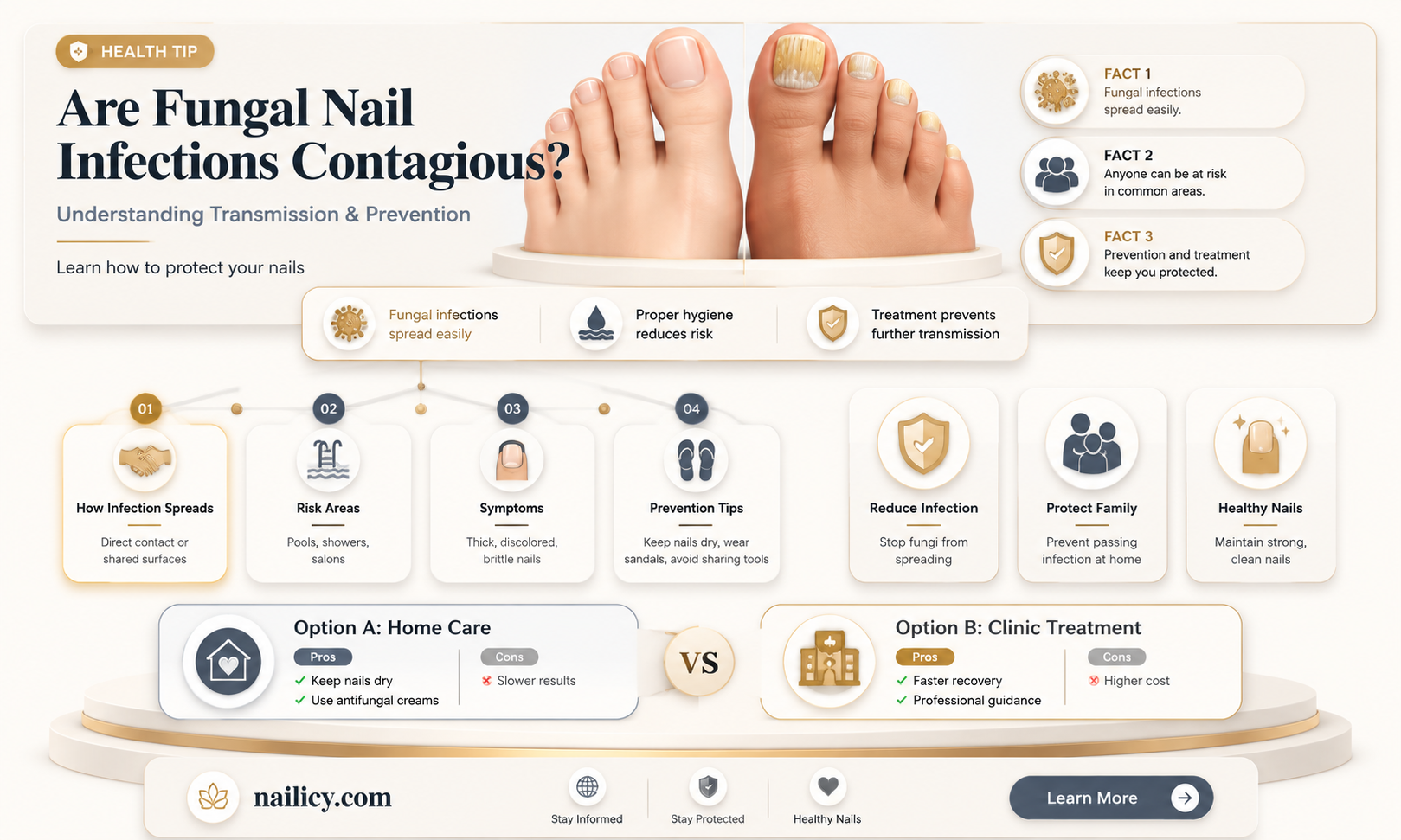 are fungal nail infections contagious