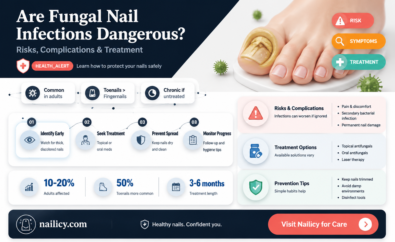 are fungal nail infections dangerous