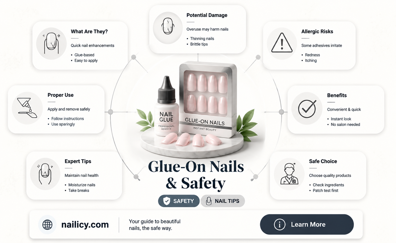 are glue nails bad