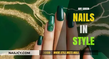 Are Green Nails Trendy? Exploring the Latest Fashionable Nail Colors