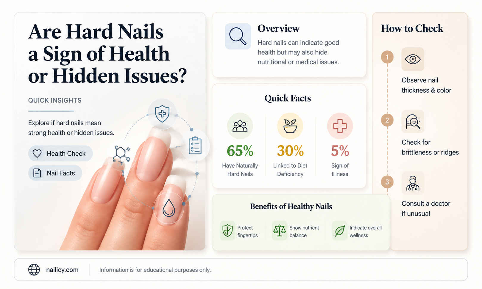 are hard nails healthy