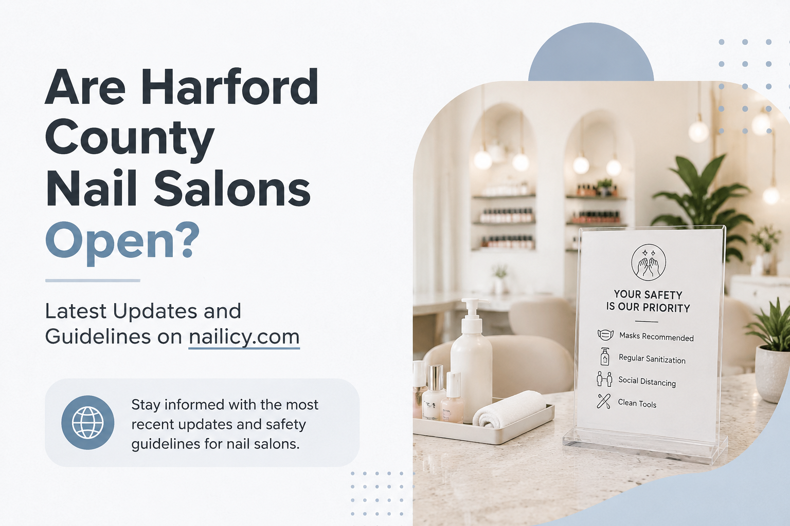 are nail salons open in harford county