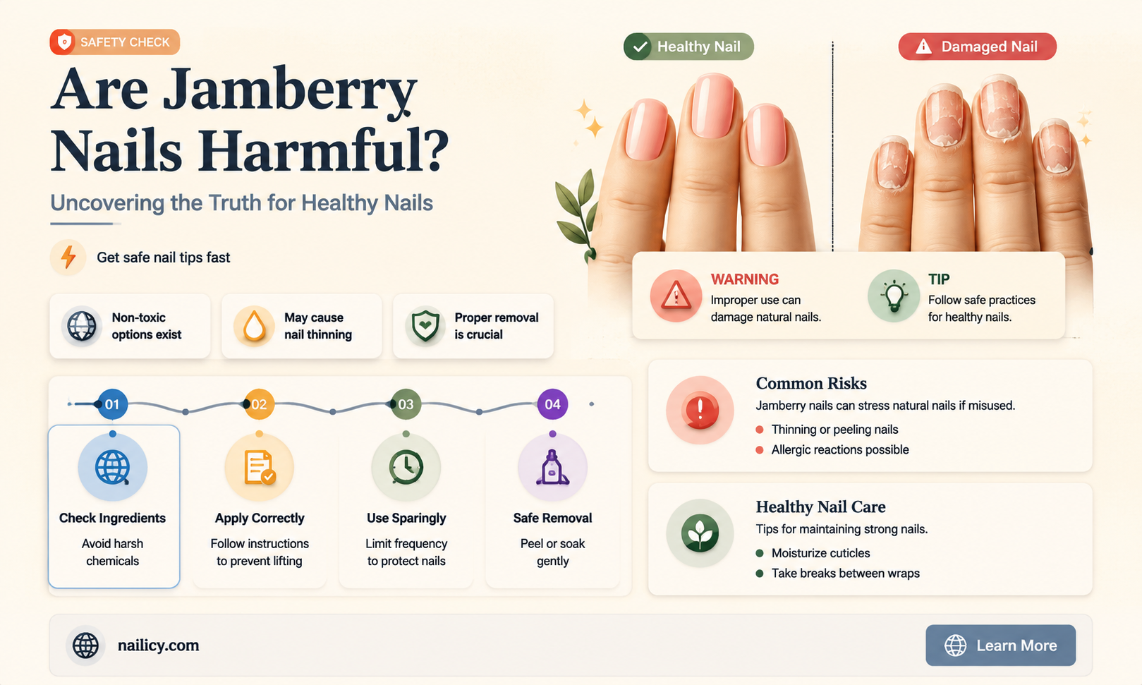 are jamberry nails bad for your nails
