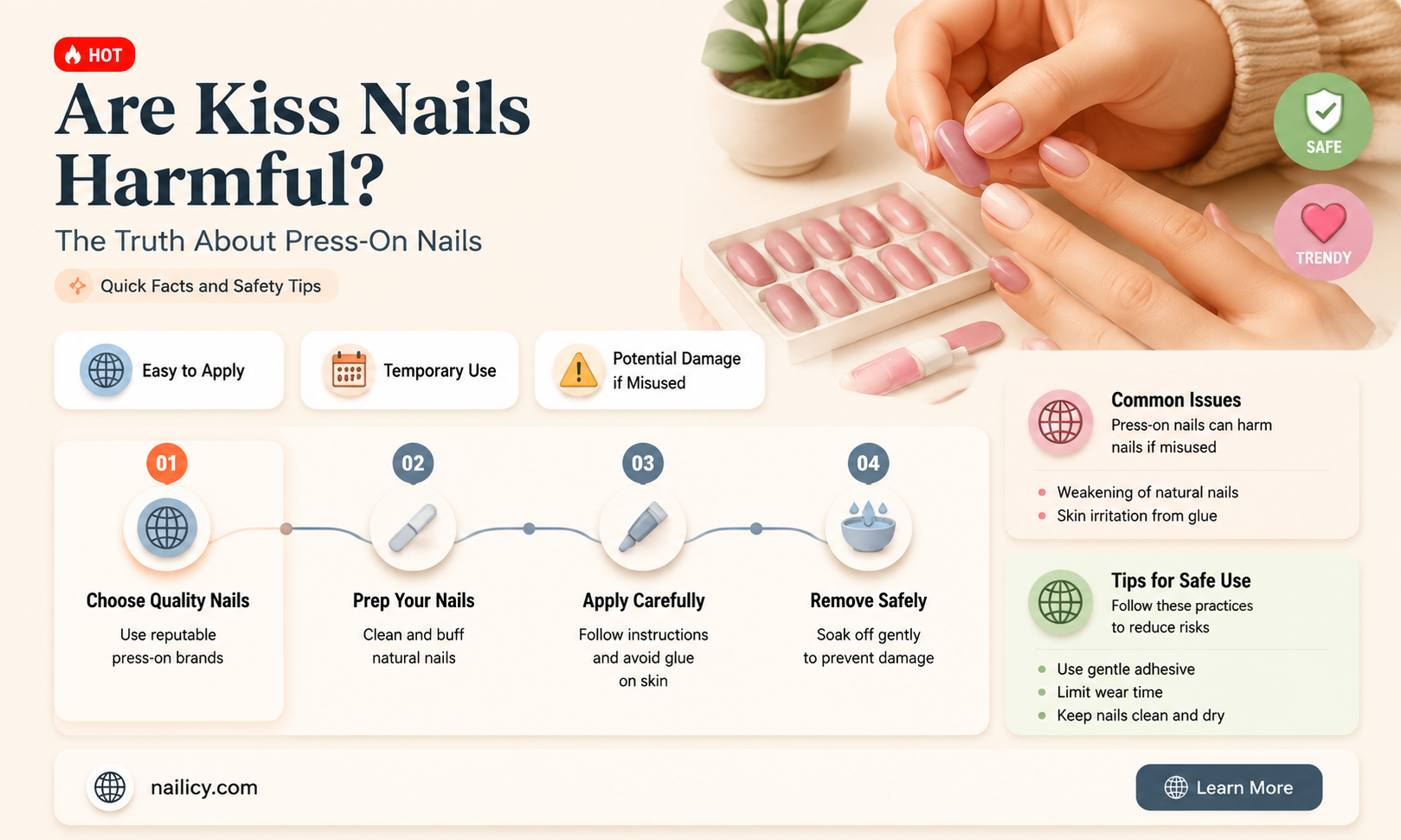 are kiss nails bad