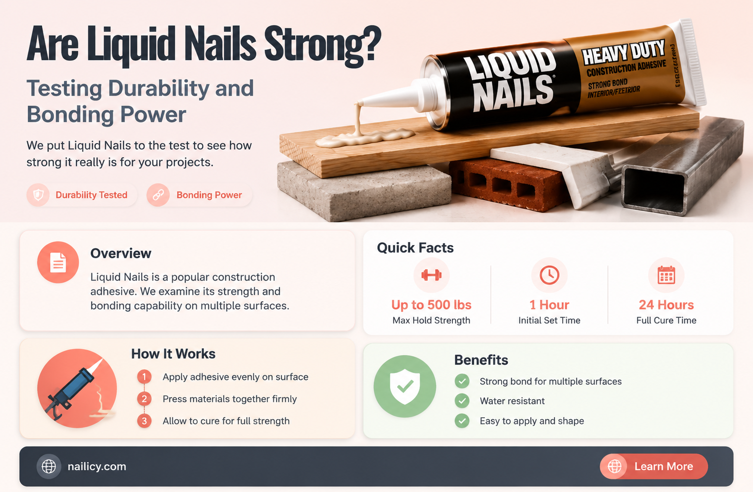 are liquid nails strong