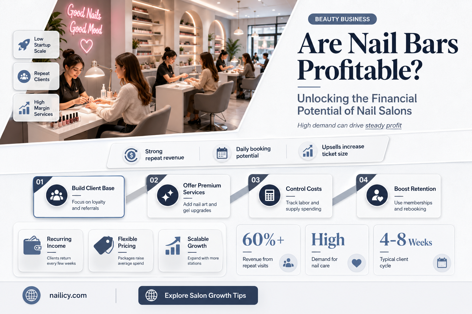 are nail bars profitable