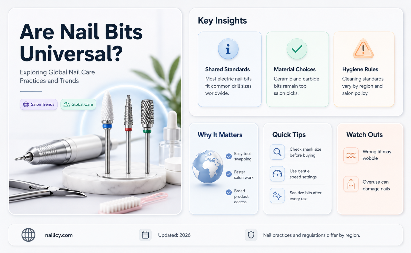 are nail bits universal