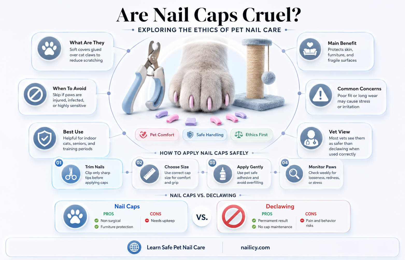 are nail caps cruel