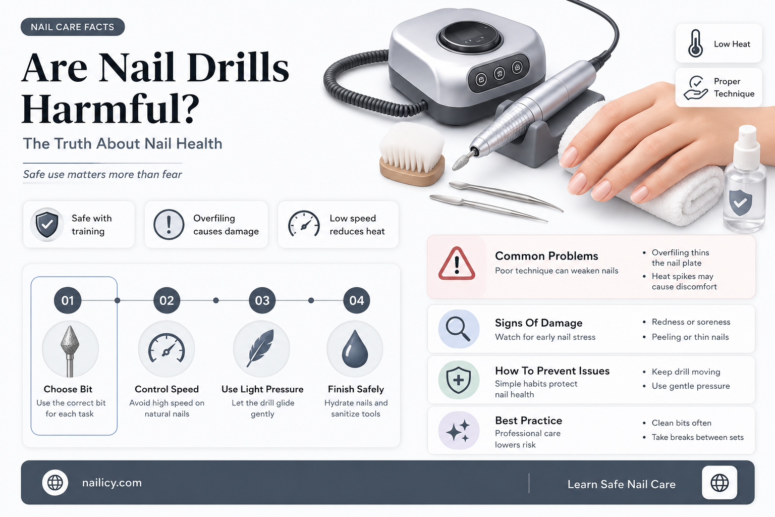 are nail drills bad for your nails