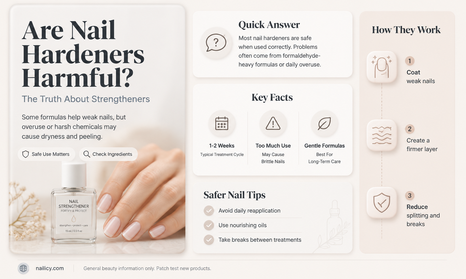 are nail hardeners bad