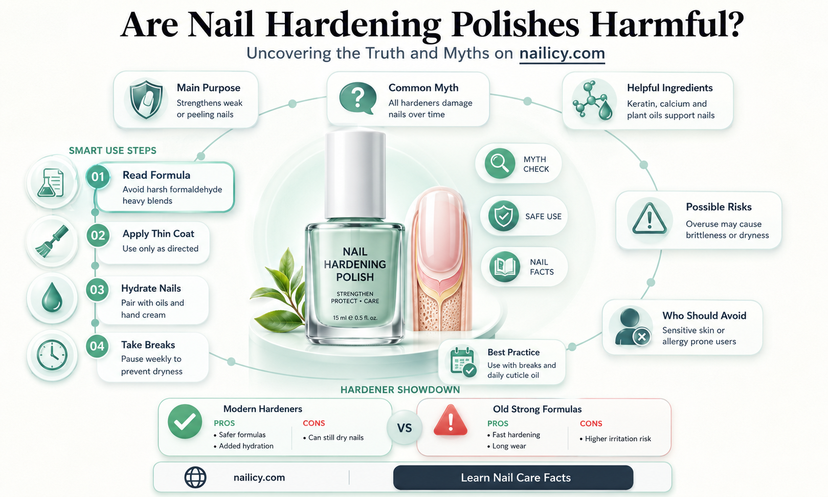 are nail hardening polishes bad