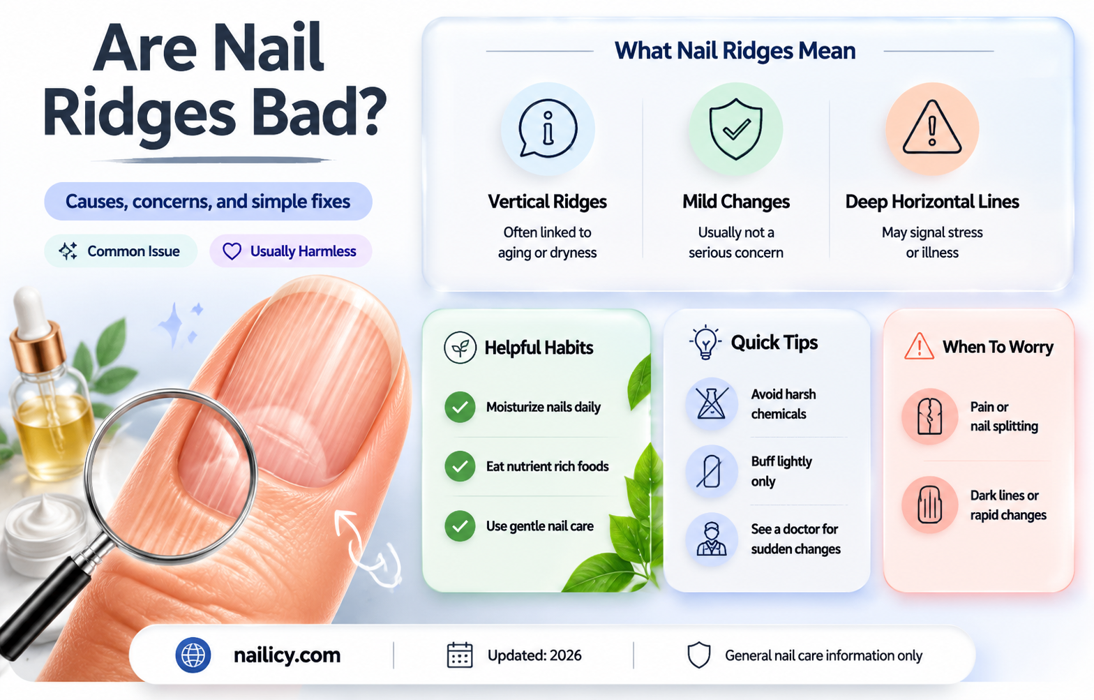 are nail ridges bad