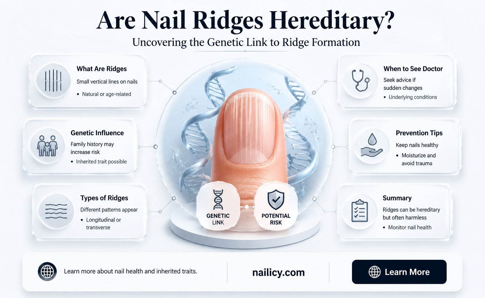 are nail ridges hereditary