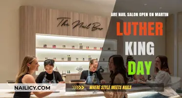Are Nail Salons Open on Martin Luther King Jr. Day?