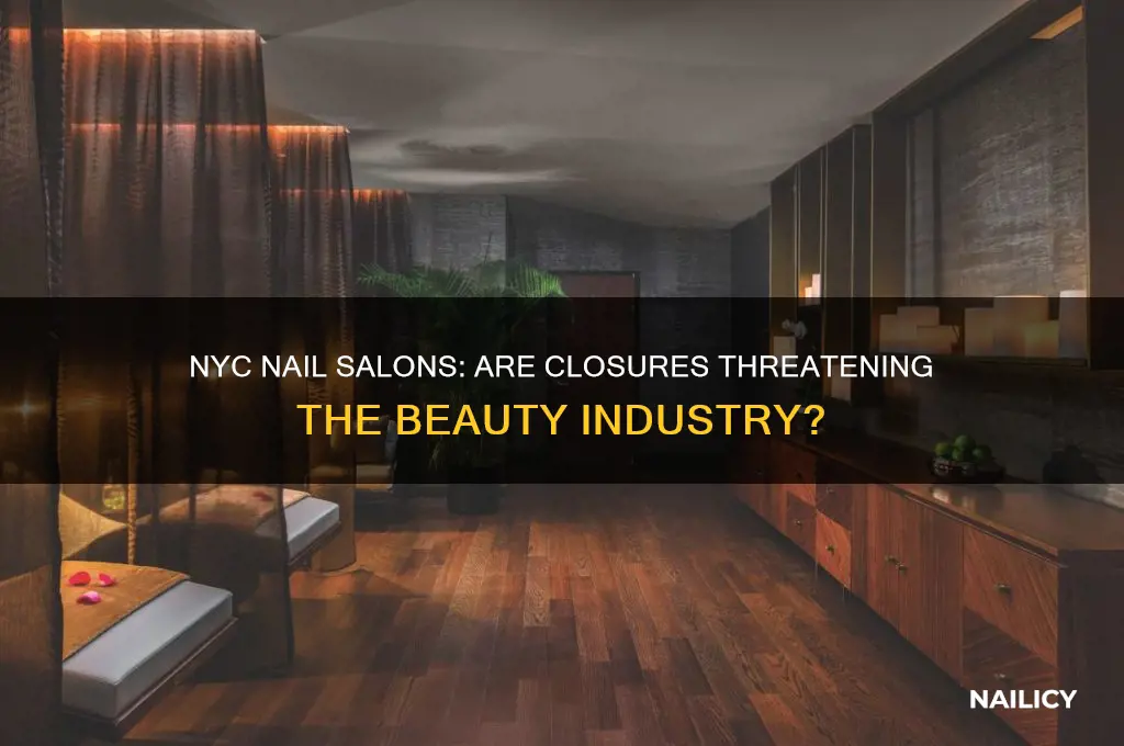 are nail salons closing in nyc