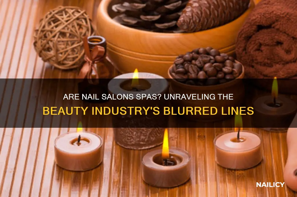 are nail salons considered spas