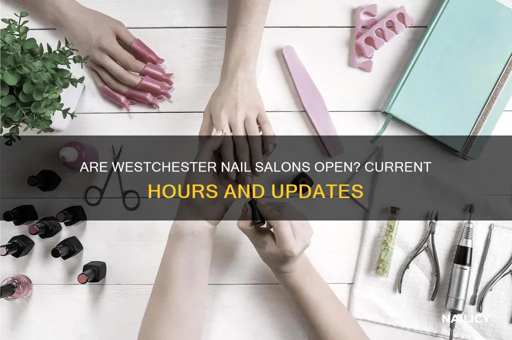 are nail salons in westchester open