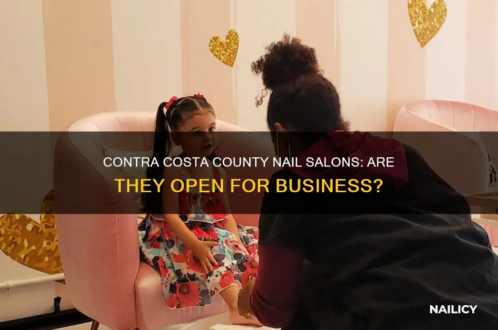 are nail salons open contra costa county