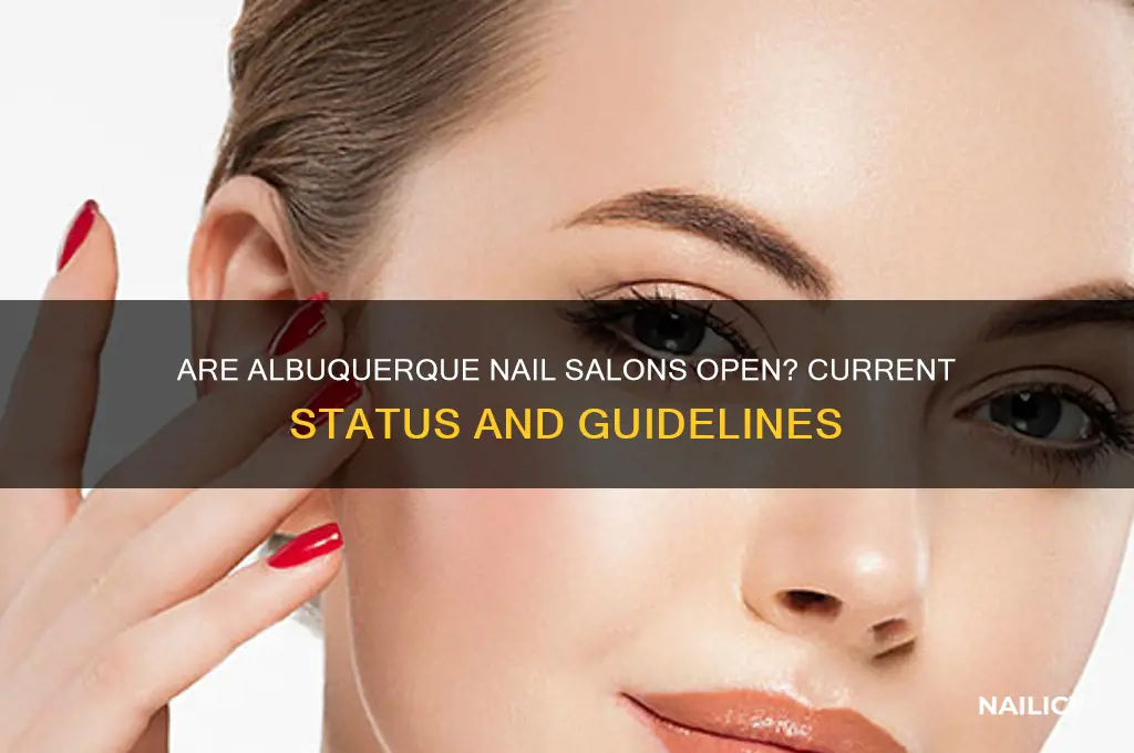 are nail salons open in albuquerque