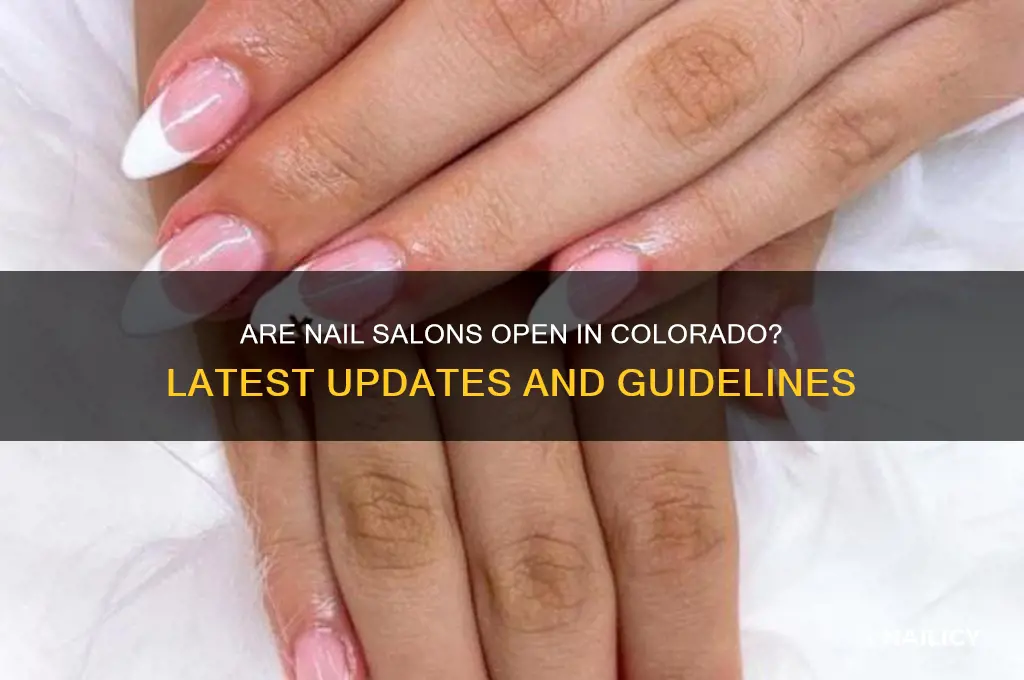 are nail salons open in co