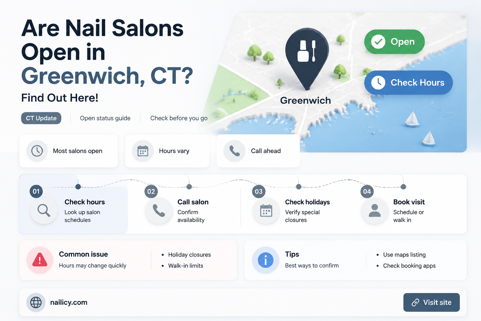 are nail salons open in greenwich ct