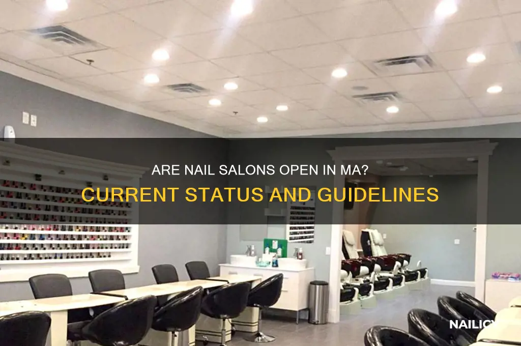 are nail salons open in ma