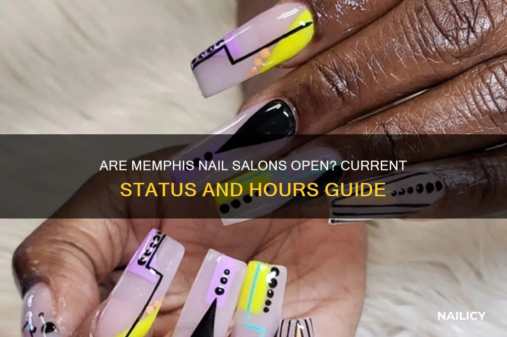are nail salons open in memphis
