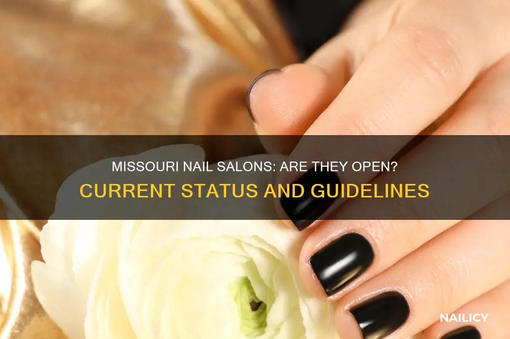 are nail salons open in missouri