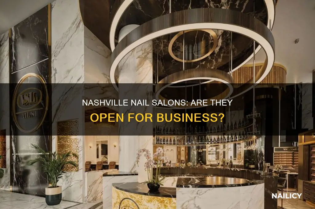 are nail salons open in nashville
